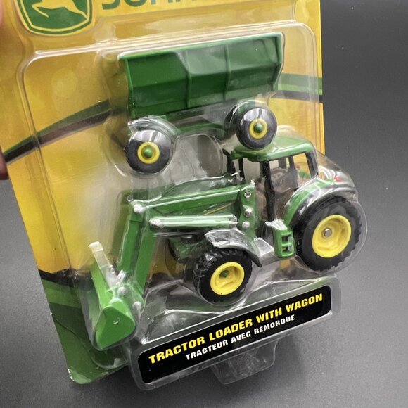 2007 ERTL John Deere Tractor Loader with Wagon New 37541A -E - Picture 7 of 12